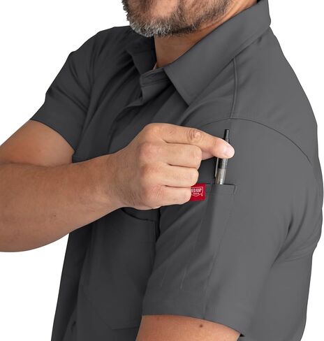 Red Kap Men's Cooling Short Sleeve Work Shirt in Kuwait