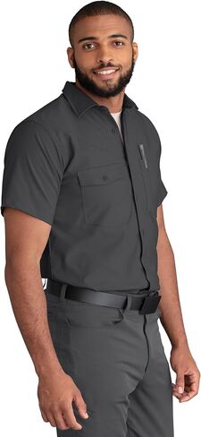 Red Kap Men's Cooling Short Sleeve Work Shirt in Kuwait