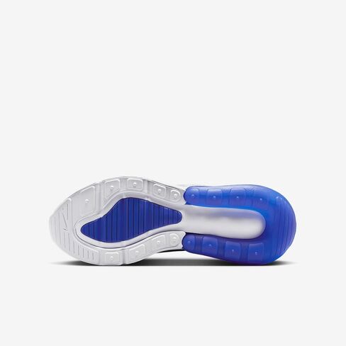 Nike Air Max 270 Big Kids 'Shoes (943345-041 ، رمادي شاسع/Hyper Royal/Thunder Blue/White) in Kuwait