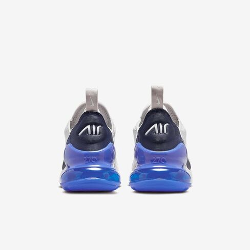 Nike Air Max 270 Big Kids 'Shoes (943345-041 ، رمادي شاسع/Hyper Royal/Thunder Blue/White) in Kuwait