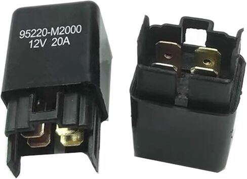 2PCS 5PCS 95220-M2000 12V 20A 4-pin Automotive air Conditioning Relay Headlight Relay Fan Relay(2PCS) in Saudi Arabia