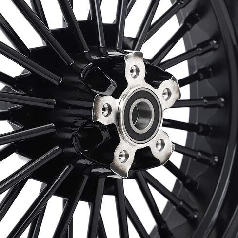 Tofr 16x3.5 16x5.5 Gloss Black Front Rims Rims 36 Fat Sbokes بدون أنابيب لـ Harley Dyna Fat Bob FxDF 2008-2017 2009 2010 2011 2013 2014 2015 2015 2015 in Saudi Arabia