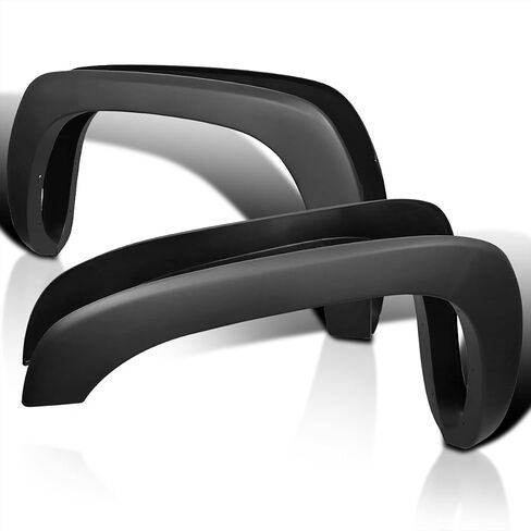 Spec-D Tuning 4PC Front + Rear Factory Style Fender Flares Compatible with 1999-2006 Chevrolet Silverado in Saudi Arabia