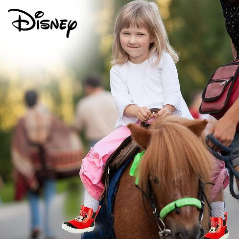 Disney Mickey Mouse Kids' Mid-Height Waterproof Rubber Boots – Easy Slip-On – Boys and Girls – Toddler/Little Kid Sizes in Saudi Arabia