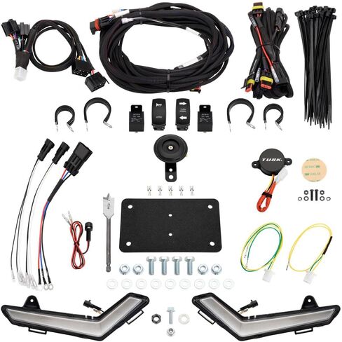 Tusk Off-Road Tusk Plug and Play UTV Signal & Horn Kit Accent Lights For Can-Am Defender HD10 Max Lone Star Cab 2022-2024 in Saudi Arabia