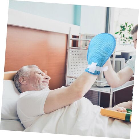 Vaguelly 2 Pairs of Anti-Scratch for Elderly Washable Protective Hand Holders Straps for Bed Use Scratch Prevention and Self-Injury Protection in Saudi Arabia