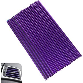 20PCS Car Vent Outlet Trim, Bendable Air Conditioner Vent Decoration Strip, Universal Auto Air Oulet Strips, for Most Vehicles (Red) in Kuwait