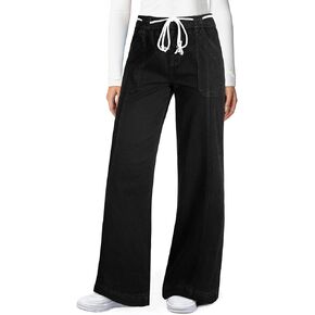 Astylish Jeans for Women Wide Leg Drawstring High Waisted Stretchy Straight Leg Jean Trendy 2025 Denim Pants in Saudi Arabia