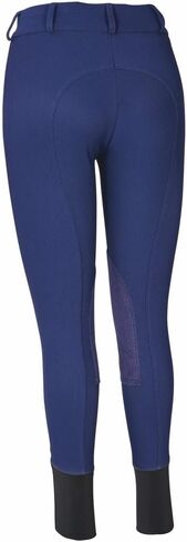 TuffRider Women's Ribb Low Rise Wide Waistband Knee Patch Breech in Saudi Arabia