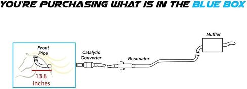 Northeastern Exhaust | Stainless Steel Direct fit Front Pipe compatible: 98-02 Geo Prizm Toyota Corolla 1.8L in Saudi Arabia