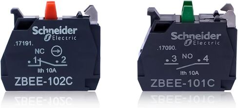 زر التبديل الإضافي جهة اتصال أخضر مفتوح عادة ZBEE101C Red عادةً ZBEE101C Contact Base 10A ملحق (مفتوح عادة) in Saudi Arabia