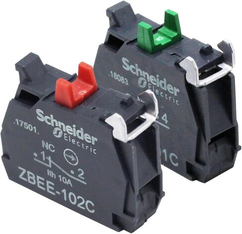 زر التبديل الإضافي جهة اتصال أخضر مفتوح عادة ZBEE101C Red عادةً ZBEE101C Contact Base 10A ملحق (مفتوح عادة) in Saudi Arabia