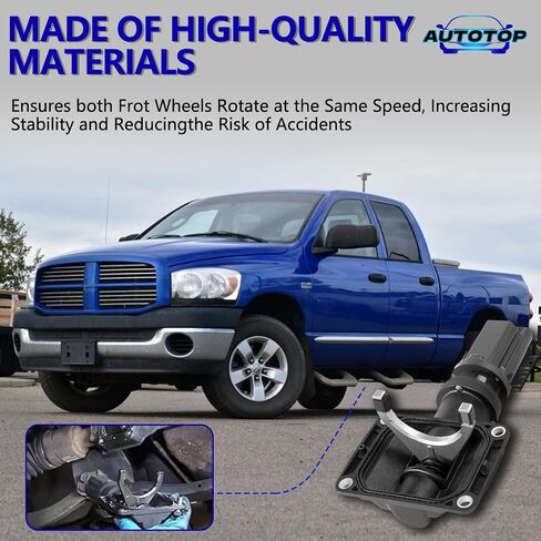 4x4 محرك المحور التفاضلي الأمامي لعام 2006-2024 RAM 1500 و 2019-2021 RAM 1500 Classic 4WD ، محرك قفل HUB استبدل 600-399 52114387AF 68399418AA in Kuwait