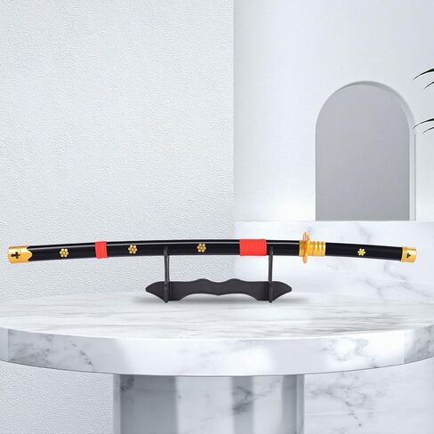 أنيمي سيف 41 بوصة ، Zoro/Wado Ichimonji/anime الملمس الأصلي ، للعب الأدوار والجمع ، مع حامل عرض واحد in Kuwait