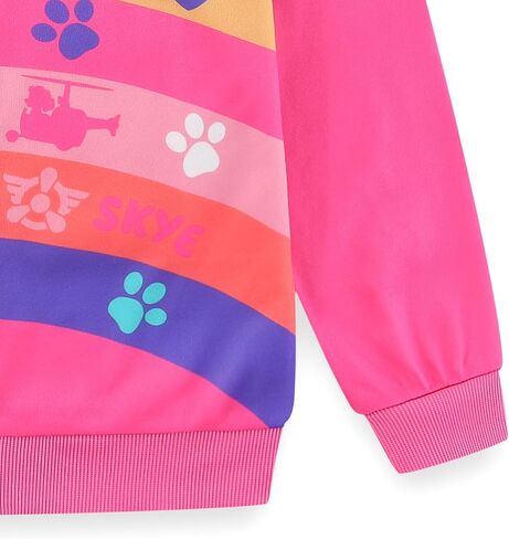 Paw Patrol Skye and Everest Girls zip up up hoodie for toddler and big اطفال in Saudi Arabia