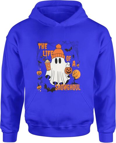 Life of a Showghoul Halloween Showgirl Vibes Youth-Sized Hoodie, Soft Fleece, Graphic Design in Saudi Arabia