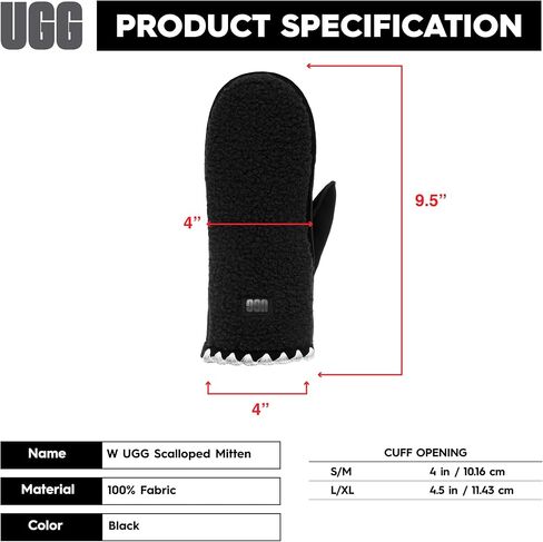 UGG Women Uggfluff Scalloped Mitten in Saudi Arabia