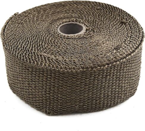 uxcell 5cm x 10m Black Heat Exhaust Pipe Wrap Tape Thermo Bandage for Motocycle Car in Saudi Arabia