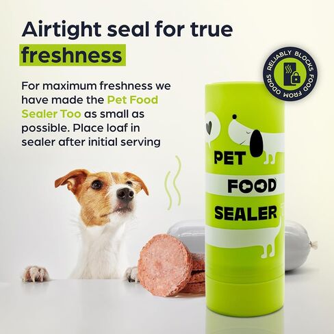 The Original Canned Dog Food Storage Container Patent Pending Reusable Airtight Can Cover Pet Food Sealer - Keeps Dog Food Can Fresh in the Fridge, Eliminates Odor, Easy to Use in Saudi Arabia