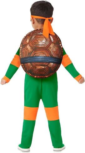 Spirit Halloween TMNT Mutant Mayhem Toddler Michelangelo Jumpsuit Costume in Saudi Arabia