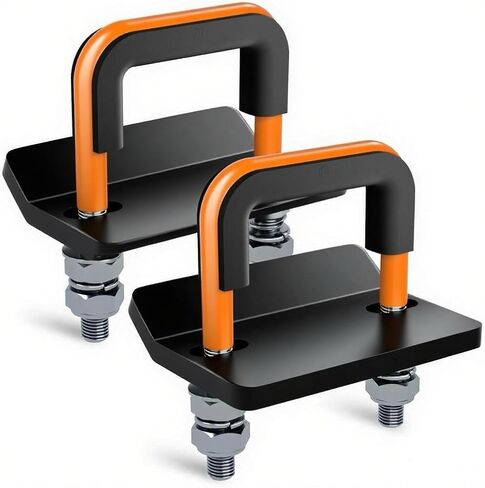 Gerguirry Trailer Hitch مشابك مضاد للحشرجة من 1.25 "إلى 2" حاملة شحنات شحن Tow Tow Hitch Hitch Huchice for Bike Rack ، Truck ، SUV ، RV Accessories ، Black ، 2pcs in Saudi Arabia