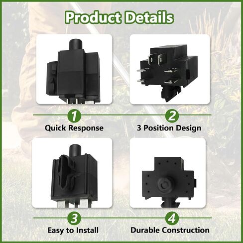 539113792 Brake Switch 3 Position Fit for Husqvarna RZ5424 EZ4824 RZ4619 EZ5226 EZ6124 PZ54 PZ60 in Saudi Arabia