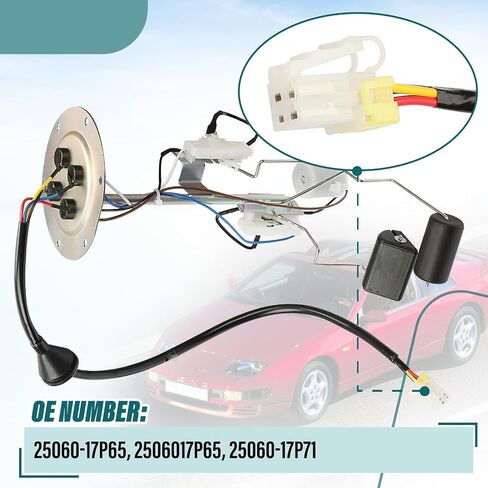 خزان الوقود إرسال وحدة مرسل خزان الغاز المتوافقة مع 3.0L نيسان 300ZX 1984-1989 ، استبدل# 25060-17P65 ، 2506017P65 ، 25060-17P71 34405054 in Saudi Arabia