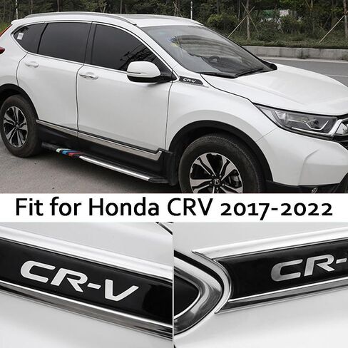 for Honda CRV 2017-2022 2Pcs ABS Chromed Air Vent Hood Intake Fender Trim Side Wing Fender Emblem Badge Decoration Cover Trim for Honda CRV 2017 2018 2019 2020 2021 2022 in Saudi Arabia