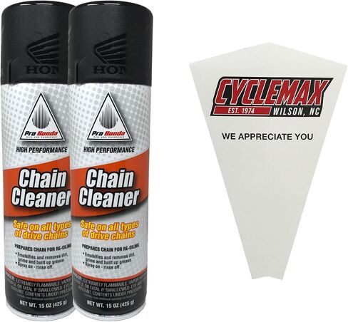 حزمة اثنين متوافقة مع Honda Chain Cleaner 08732-CHC00 تحتوي على علبتين 15 أوقية ومسار قمع in Saudi Arabia