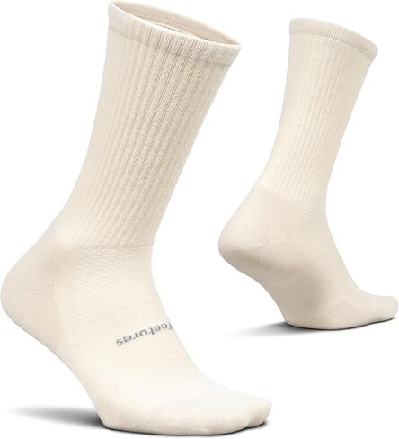 Feetures High Performance Max Cushion Classic Crew Sock for Women & Men - Moisture-Wicking Athletic Socks in Saudi Arabia