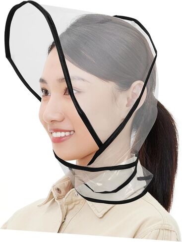 homoyoyo 2pcs قشور المطر قشرة بلاستيكية أنيقة للنساء من المطر والوزن الخفيف للأنشطة في الهواء الطلق شفافة in Saudi Arabia