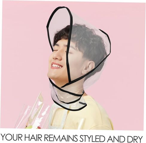 homoyoyo 2pcs قشور المطر قشرة بلاستيكية أنيقة للنساء من المطر والوزن الخفيف للأنشطة في الهواء الطلق شفافة in Saudi Arabia