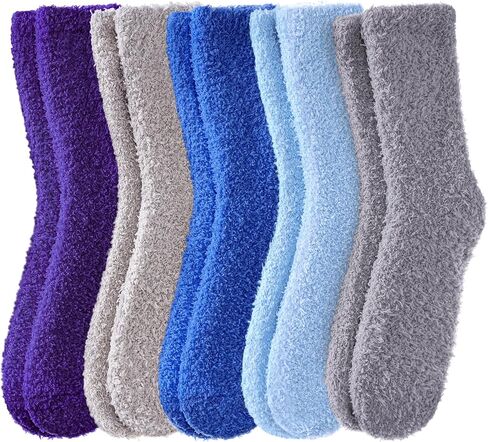 Fuzzy Socks for Women Fluffy Winter Slipper Soft Cozy Warm Plush Fleece Home Sleeping Gifts Socks in Saudi Arabia
