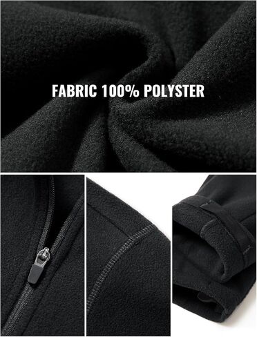 Baleaf Fleece Quarter Zip Pullover Long Sleeve Tops Tops Bold Weathing Gearing Gear مع جيوب سحاب in Saudi Arabia