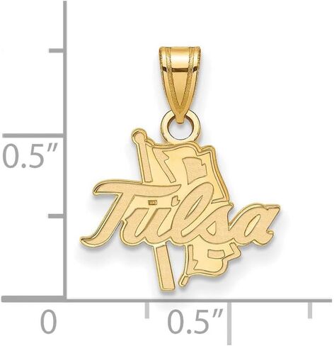 Tulsa Small (1/2 Inch) Pendant (Gold Plated) in Saudi Arabia