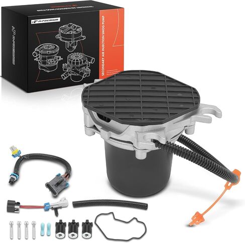 A-Premium Secondary Air Injection Smog Pump Compatible with Chevrolet Silverado 1500, Malibu, Impala, Tahoe & GMC Sierra 2500 & Ford Mustang & Buick & Mercury & Oldsmobile & Pontiac & Saturn & Lincoln in Saudi Arabia