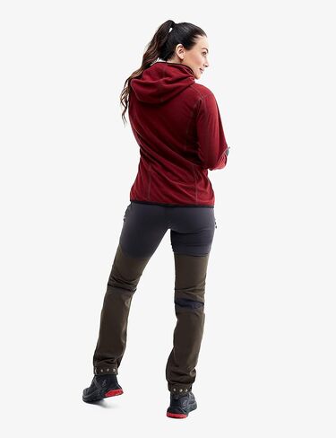 سترة بغطاء رأس للنساء من RevolutionRace، سترة صوفية رائعة للمشي لمسافات طويلة والمغامرات الخارجية in Kuwait