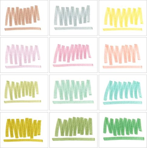 WRITECH Retractable Bible Highlighters Assorted: Pastel Colors No Bleed Aesthetic Marker Pen Chisel Tip, 12 Pack in Kuwait