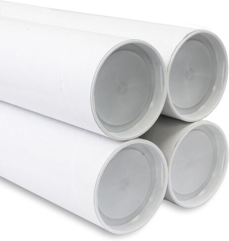 MagicWater Supply Mailing Tube 3 in x 18 in White6 Packfor Shipping and Storage of Posters, Arts, Crafts, and Documents in Kuwait