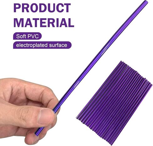 20pcs مخرج تنفيس السيارة ، شريط الديكور التخلص من مكيف الهواء القابل للانحناء ، شرائط Universal Auto Air ، لمعظم المركبات (أحمر) in Kuwait