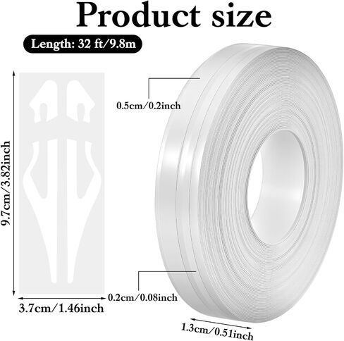 2 Rolls White Automotive Pinstriping Tape - Waterproof Pin Stripe Tape for Cars, Vinyl Pinstriping Decals for Musical Instrument Motorcycle in Saudi Arabia