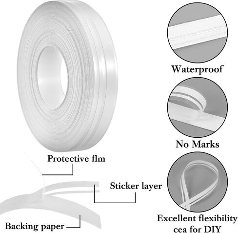 2 Rolls White Automotive Pinstriping Tape - Waterproof Pin Stripe Tape for Cars, Vinyl Pinstriping Decals for Musical Instrument Motorcycle in Saudi Arabia