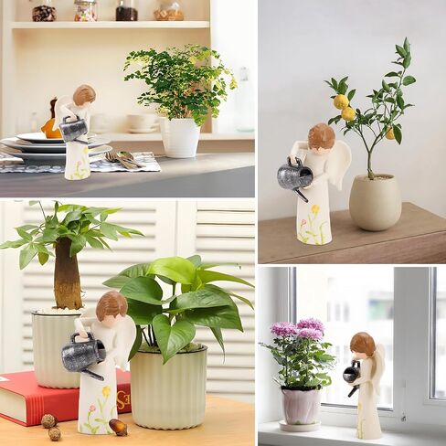 JINGIHE Mother and Son Figurines, Mother Birthday Gifts, Thank You Gifts for Women, Hand-Painted Statues Flowers Gift for Son, New Mom Memorial Day Decorations in Saudi Arabia
