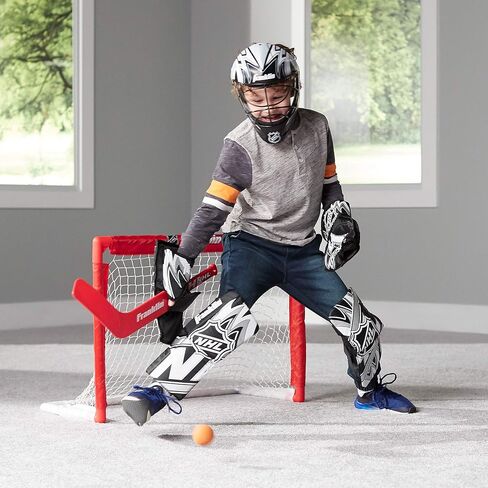 فرانكلين سبورتس 12436 NHL Mini Hockey Goalie Equipment مع مجموعة قناع، قد تختلف الألوان، 4-10 سنوات in Saudi Arabia