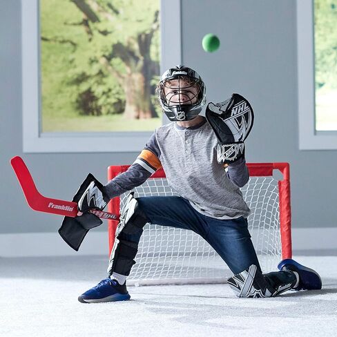 فرانكلين سبورتس 12436 NHL Mini Hockey Goalie Equipment مع مجموعة قناع، قد تختلف الألوان، 4-10 سنوات in Saudi Arabia