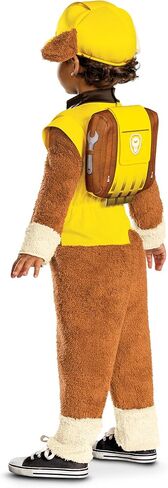 Disguise Paw Patrol Rubble Toddler Costume, Deluxe Official Paw Patrol Rubble Costume Outfit with Headpiece in Saudi Arabia