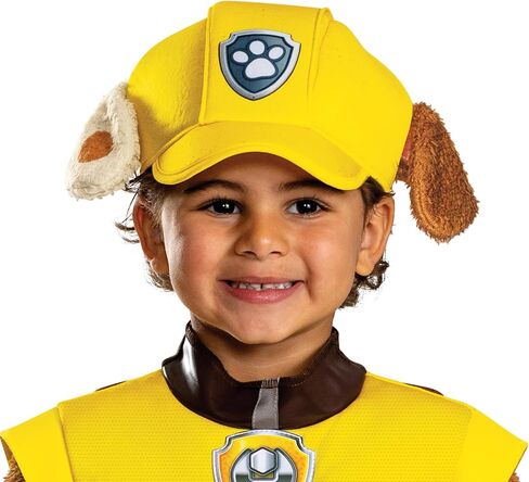 Disguise Paw Patrol Rubble Toddler Costume, Deluxe Official Paw Patrol Rubble Costume Outfit with Headpiece in Saudi Arabia