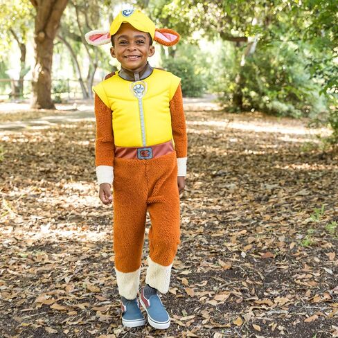 Disguise Paw Patrol Rubble Toddler Costume, Deluxe Official Paw Patrol Rubble Costume Outfit with Headpiece in Saudi Arabia