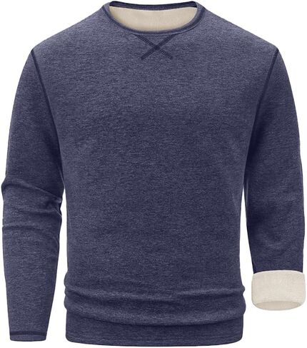 Sailwind Mens Thermal Underwear Long Sleeve Shirts Wool Base Layer Crewneck Top in Saudi Arabia