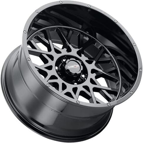 Vision 412 Rocker 24x12 5x5" -51mm Gloss Black Wheel Rim 24" Inch in Saudi Arabia